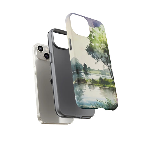 Summer Day by the Lake - Impact Resistant Phone Case